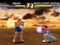 une photo d'Ã©cran de Street Fighter EX 2 Plus sur Sony Playstation